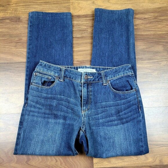 Chico’s Platinum Denim Slim Leg Ultimate Fit Sz 0R - Picture 3 of 10